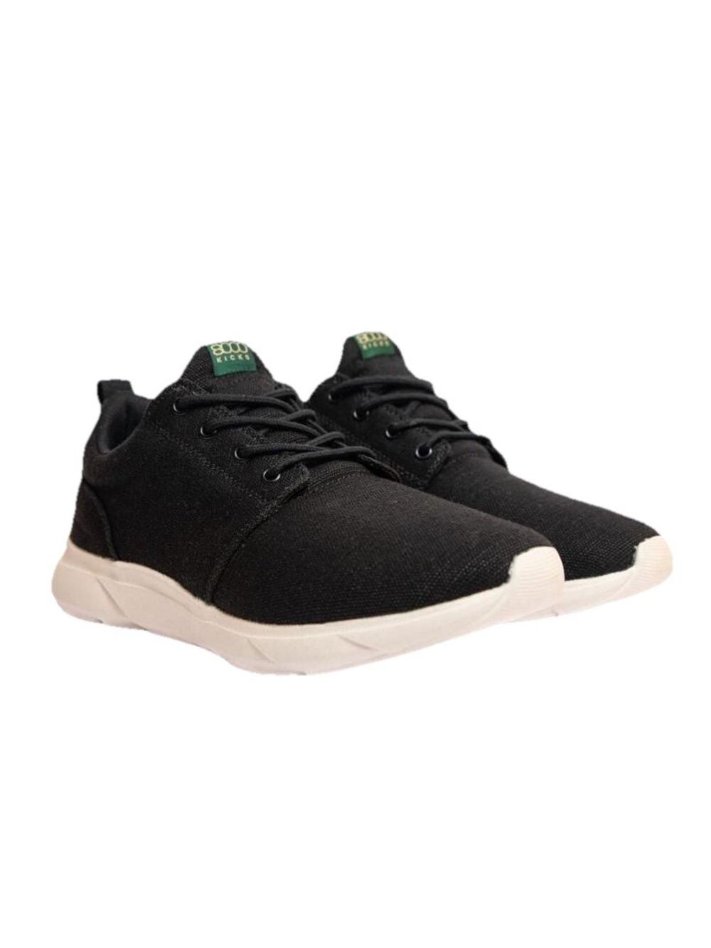 Explorer V2 8000 Kicks Black and White Hemp Vegan Shoes - Women’s Size 7 New
